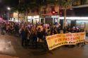 Cientos de personas se manifiestan en favor del derecho a abortar en Puerto de Sagunto
