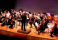 La Orquesta Sinfónica Lira Saguntina  en una de sus actuaciones