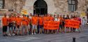 Los trabajadores de Galmed llevan sus protestas a las mismas puertas de la Generalitat
