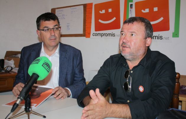 Enric Morera y Quico Fernández durante la rueda de prensa