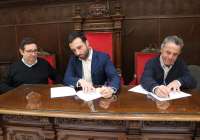 El Ayuntamiento ha firmado un convenio con la agrupación de interés urbanístico ‘Polígono la Vila de Sagunto’