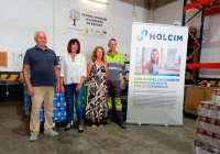 Holcim dona 1.600 kilos de alimentos al Centro Solidario de Sagunto