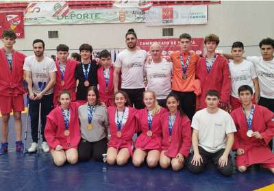 El Judo Canet obtiene 17 medallas en el Campeonato de España de Lucha Sambo