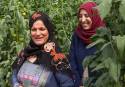 Dos mujeres cooperativistas de Palestina